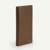 Full-Grain Long Leather Wallet