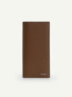 Full-Grain Long Leather Wallet