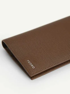 Full-Grain Long Leather Wallet