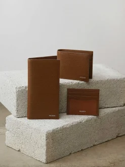 Full-Grain Long Leather Wallet