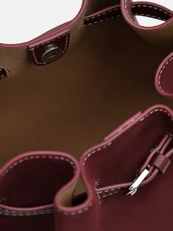 Helix Leather Bucket Bag