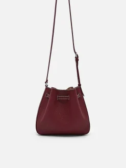 Helix Leather Bucket Bag