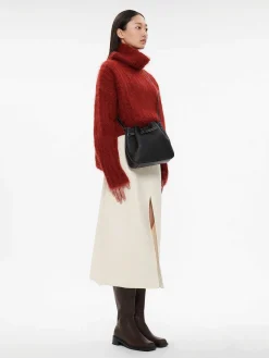 Helix Leather Bucket Bag