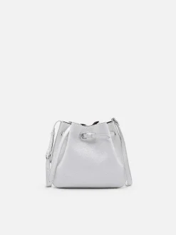 Helix Leather Bucket Bag