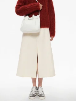 Helix Leather Bucket Bag
