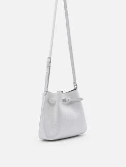 Helix Leather Bucket Bag