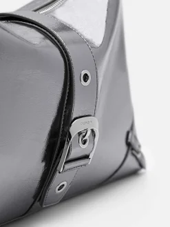 Helix Leather Hobo Bag