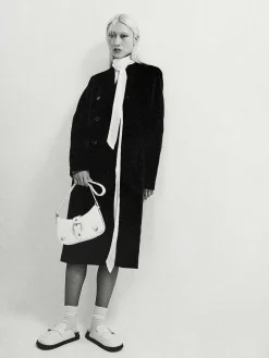 Helix Leather Shoulder Bag