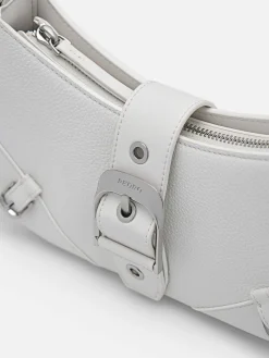 Helix Leather Shoulder Bag