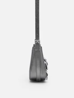 Helix Leather Shoulder Bag