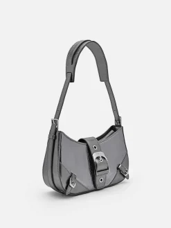 Helix Leather Shoulder Bag