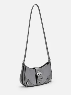 Helix Leather Shoulder Bag