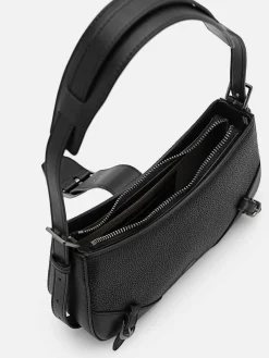 Helix Leather Shoulder Bag