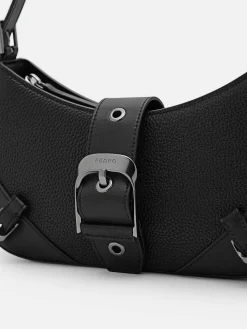 Helix Leather Shoulder Bag
