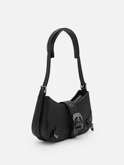 Helix Leather Shoulder Bag
