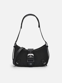 Helix Leather Shoulder Bag
