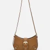 Helix Leather Shoulder Bag