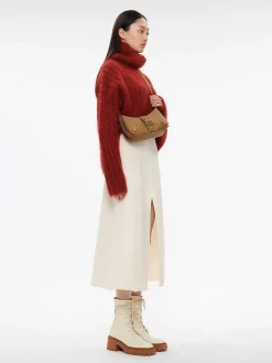 Helix Leather Shoulder Bag