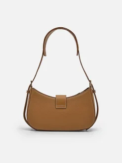 Helix Leather Shoulder Bag