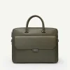 Henry Textured Leather Briefcase