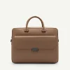 Henry Textured Leather Briefcase