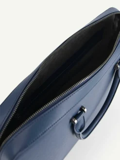 Henry Textured Leather Briefcase