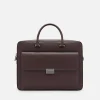 Henry Textured Leather Briefcase