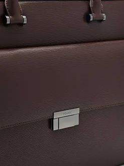 Henry Textured Leather Briefcase