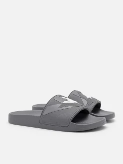 Houndstooth Slide Sandals
