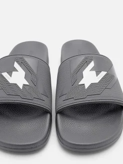 Houndstooth Slide Sandals