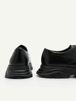 Hybrix Leather Derby Shoes