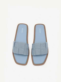 Ibiza Woven Slip-On Sandals
