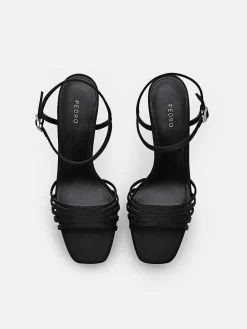 Iza Fabric Platform Heel Sandals