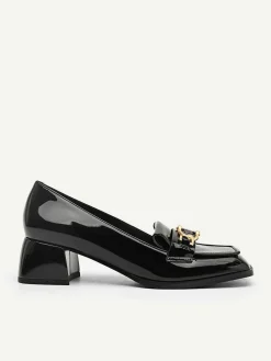 Jean Leather Heels