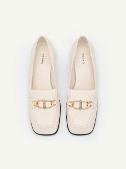 Jean Leather Heels