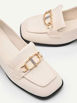 Jean Leather Heels