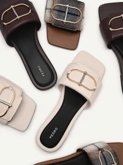 Jean Square Toe Sandals
