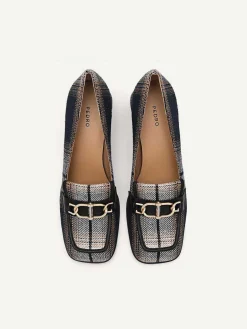 Jean Woven Heels