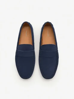 Leather Band Driving Shoes