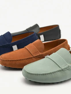 Leather Band Driving Shoes