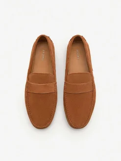Leather Band Driving Shoes