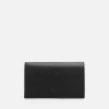 Leather Bi-Fold Card Holder With Lanyard