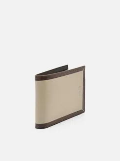 Leather Bi-Fold Coin Wallet