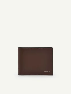 Leather Bi-Fold Coin Wallet