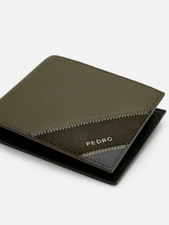 Leather Bi-Fold Coin Wallet