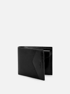 Leather Bi-Fold Coin Wallet