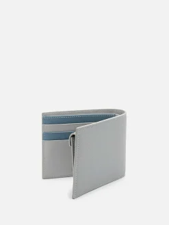 Leather Bi-Fold Coin Wallet