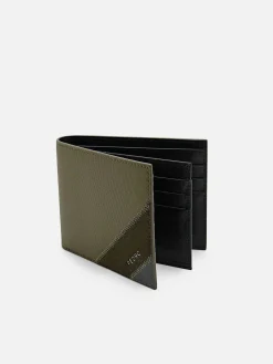 Leather Bi-Fold Flip Wallet