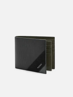 Leather Bi-Fold Flip Wallet