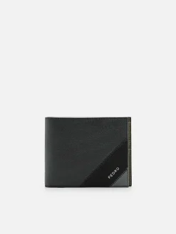 Leather Bi-Fold Flip Wallet